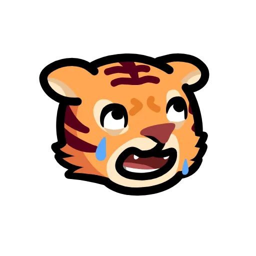😟 Стикер «LIHKG Tiger» для Telegram