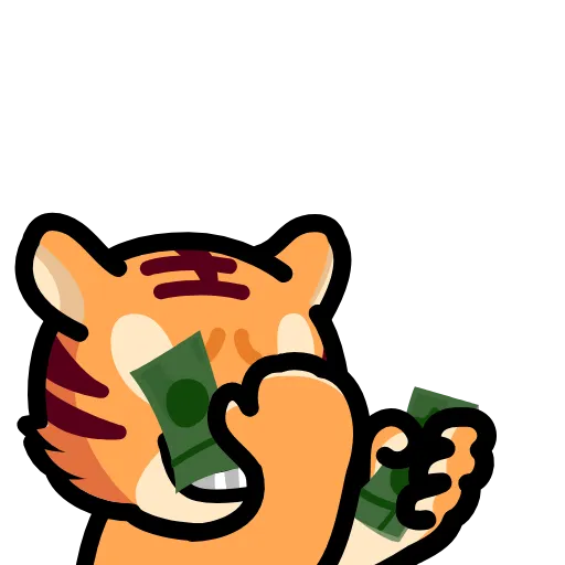 💸 Стикер «LIHKG Tiger» для Telegram