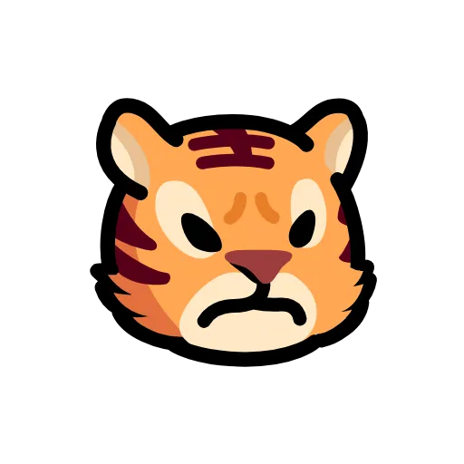 😱 Стикер «LIHKG Tiger» для Telegram