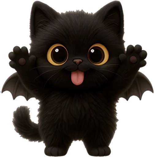 🤪 Стикер «Черный летучик» для Telegram
