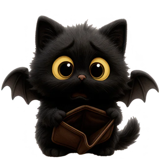 💸 Стикер «Черный летучик» для Telegram