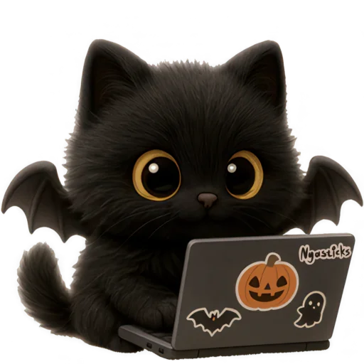 💻 Стикер «Черный летучик» для Telegram