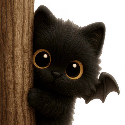 Стикерпак Черный летучик для Telegram