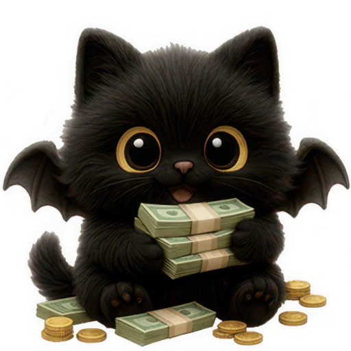 💸 Стикер «Черный летучик» для Telegram