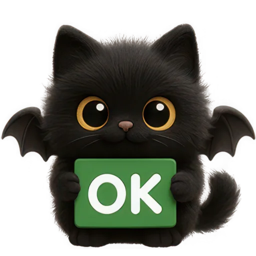 ✅ Стикер «Черный летучик» для Telegram