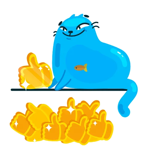 👍 Стикер «Animated Like» для Telegram