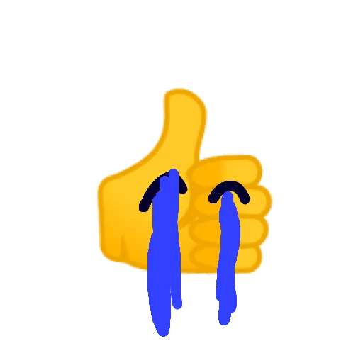 😭 Стикер «like dislike» для Telegram