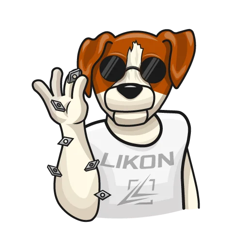 😎 Стикер «LIKON» для Telegram