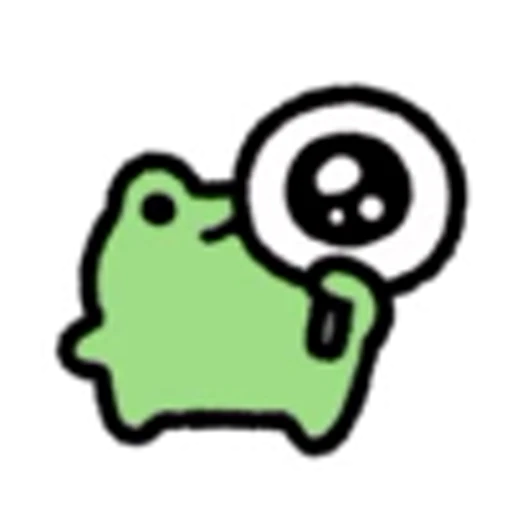 🔎 Эмодзи «Little Frog» для Telegram