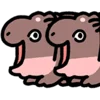 Стикерпак Little Hippo для Telegram