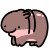 🦛 Эмодзи «Little Hippo» для Telegram