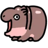 🦛 Эмодзи «Little Hippo» для Telegram
