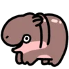 🦛 Эмодзи «Little Hippo» для Telegram