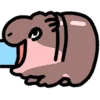 🦛 Эмодзи «Little Hippo» для Telegram