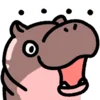 🦛 Эмодзи «Little Hippo» для Telegram