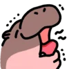 🦛 Эмодзи «Little Hippo» для Telegram