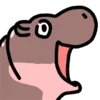 🦛 Эмодзи «Little Hippo» для Telegram