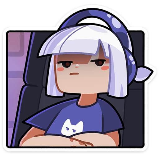 😐 Стикер «Сирень» для Telegram