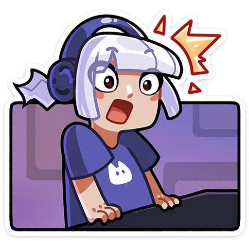 😳 Стикер «Сирень» для Telegram