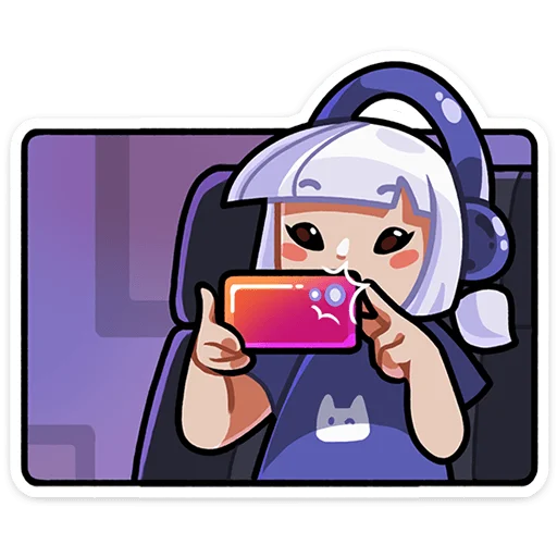 📸 Стикер «Сирень» для Telegram