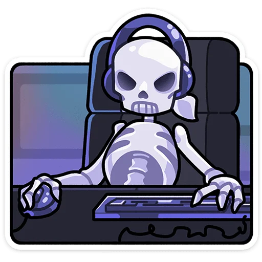 💀 Стикер «Сирень» для Telegram