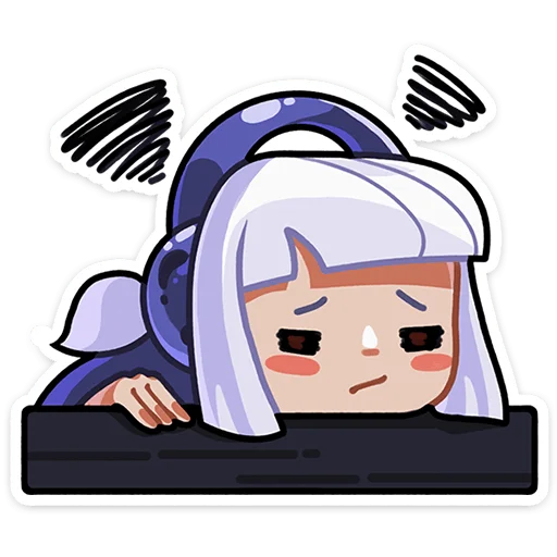 😖 Стикер «Сирень» для Telegram