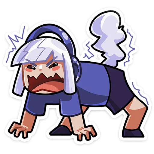 👹 Стикер «Сирень» для Telegram