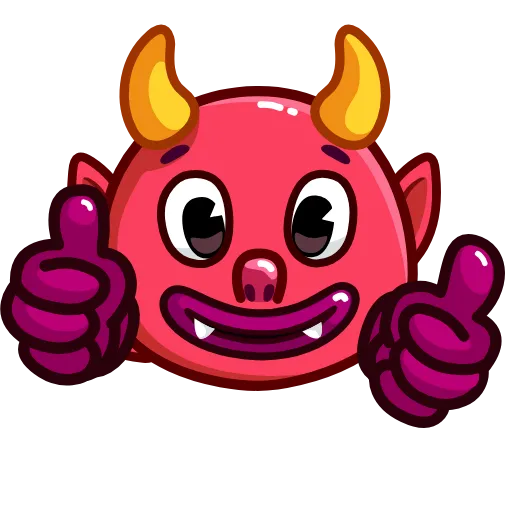 👍 Стикер «Lil Cifer» для Telegram