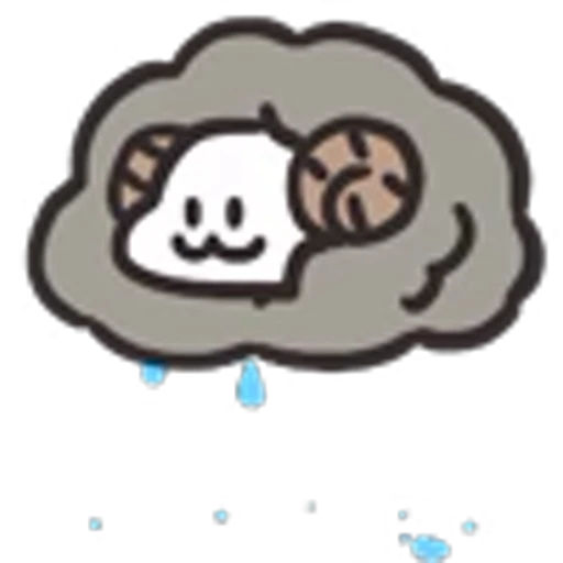 🌧 Эмодзи «Lil Sheep» для Telegram