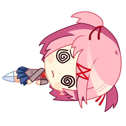 😵 Стикер «LIL Doki&;s» для Telegram