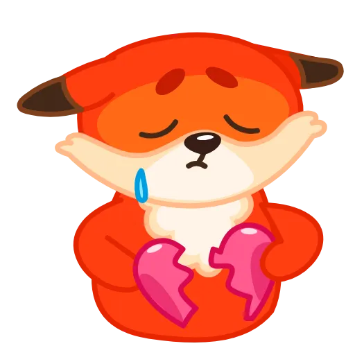 Стикер 12 Little Fox