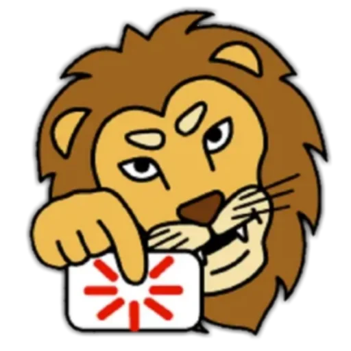 🦁 Стикер «Lion?» для Telegram