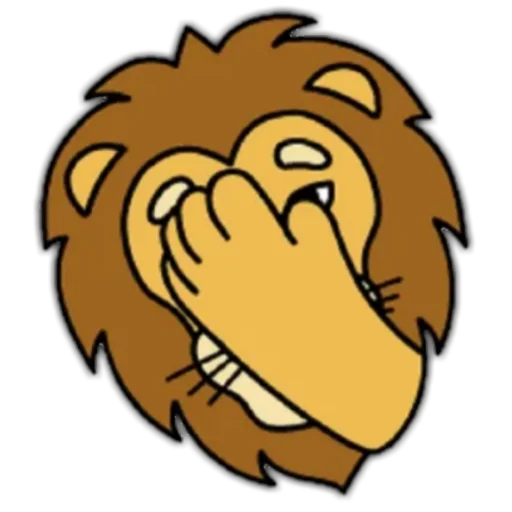 🦁 Стикер «Lion?» для Telegram