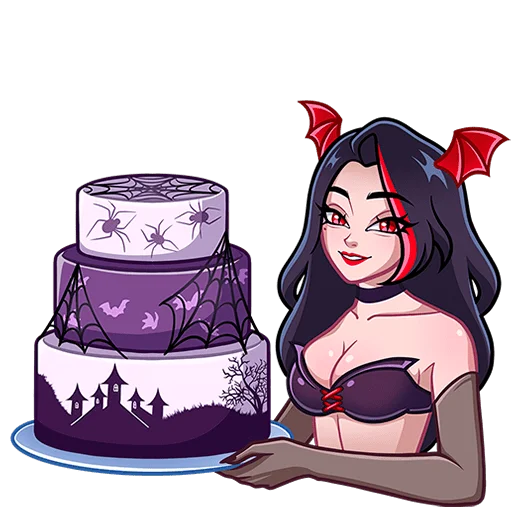 🎂 Стикер «Лилит 2 Без Текста» для Telegram