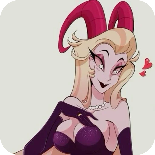 🥰 Стикер «Lilit Hazbin Hotel» для Telegram