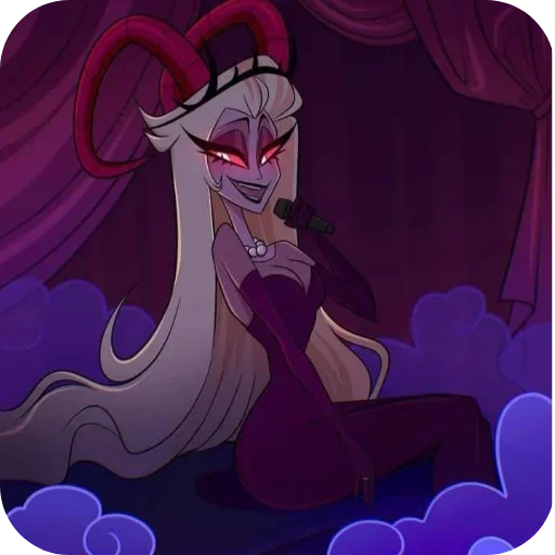 😶 Стикер «Lilit Hazbin Hotel» для Telegram