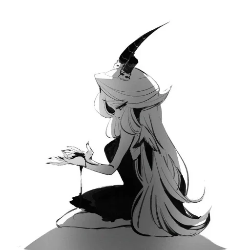 😭 Стикер «Lilit Hazbin Hotel» для Telegram