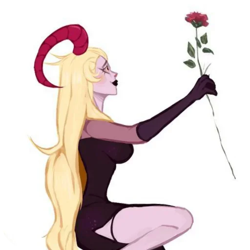 🌹 Стикер «Lilit Hazbin Hotel» для Telegram