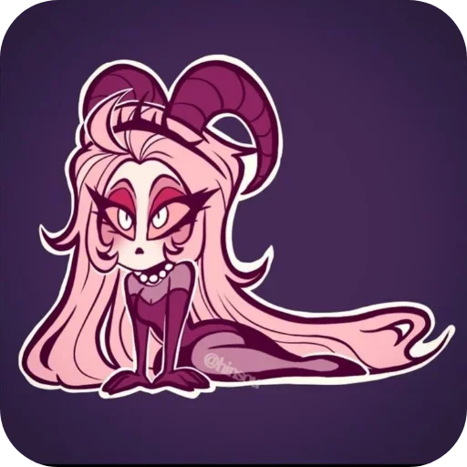 🥺 Стикер «Lilit Hazbin Hotel» для Telegram