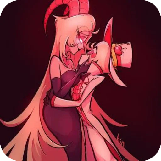 😘 Стикер «Lilit Hazbin Hotel» для Telegram