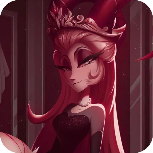 😐 Стикер «Lilit Hazbin Hotel» для Telegram