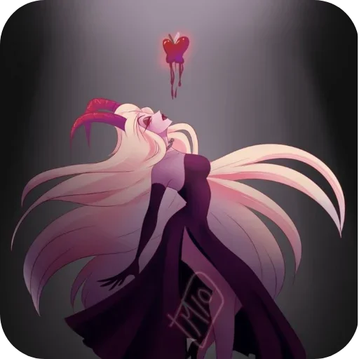 😓 Стикер «Lilit Hazbin Hotel» для Telegram