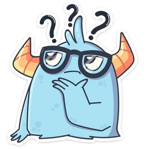 🤔 Стикер «Лил Монстрик» для Telegram