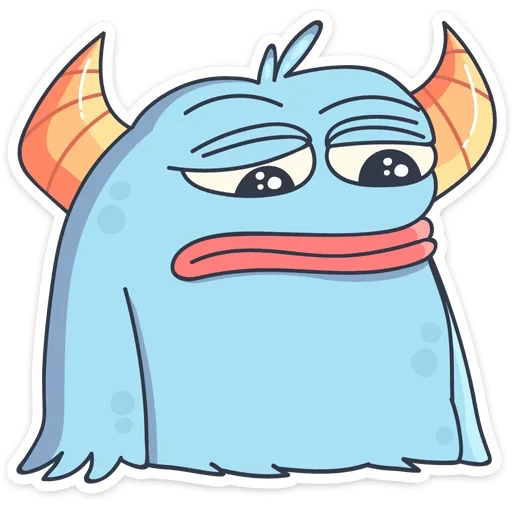 🐸 Стикер «Лил Монстрик» для Telegram