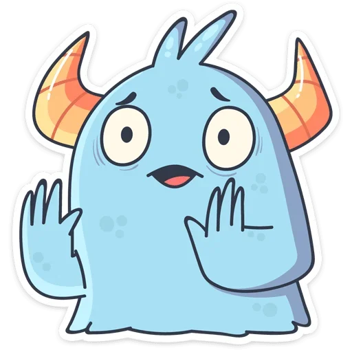 ⛔️ Стикер «Лил Монстрик» для Telegram