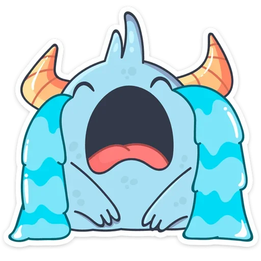 😭 Стикер «Лил Монстрик» для Telegram