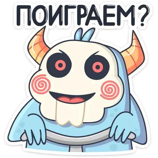 🎮 Стикер «Лил Монстрик» для Telegram