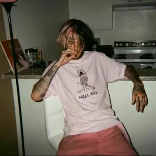 💔 Стикер «lil peep )» для Telegram