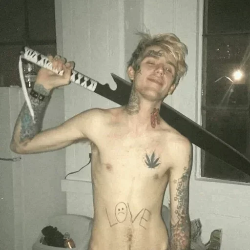 💔 Стикер «lil peep )» для Telegram