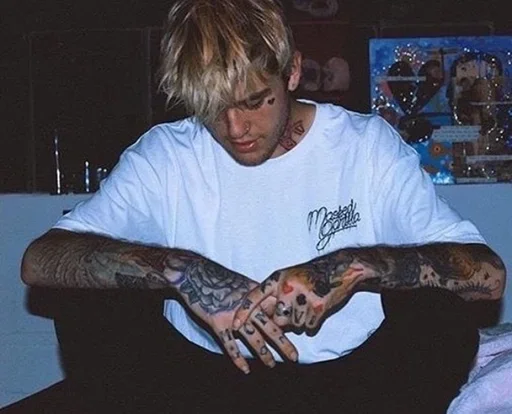 💔 Стикер «lil peep )» для Telegram